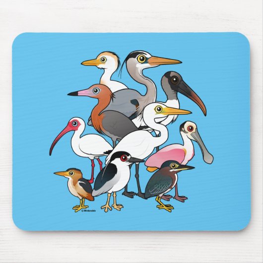 北アメリカのWaders マウスパッド (正面)