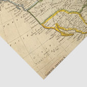 北アメリカは地図を刻みました 薄葉紙 (詳細)