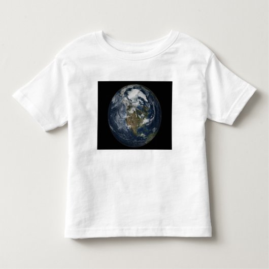 北アメリカを示す全地球5 トドラーTシャツ (正面)