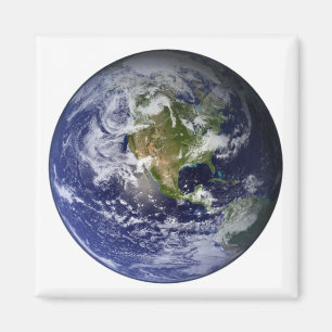 北アメリカを示す完全な地球 マグネット