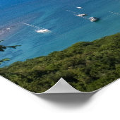 北アメリカカリブの、アンティグア。英語 ポスター (角)