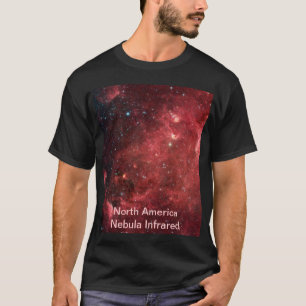 北アメリカネブラ赤外線銀河系 ユニセックス Tシャツ