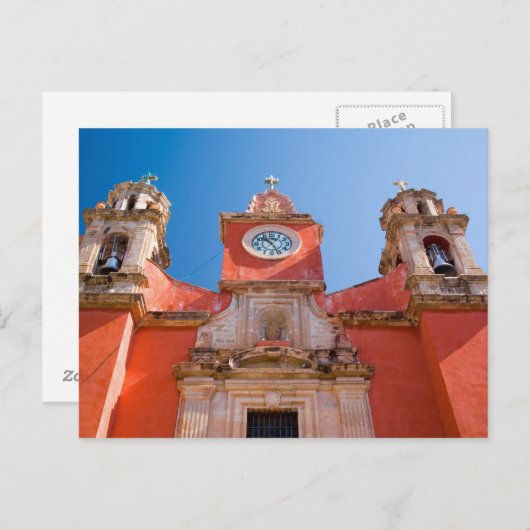 北アメリカメキシコグアナフアト神社 ポストカード (正面/裏面)