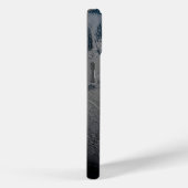 北アメリカ上空の模擬雲を持つ全地球 Case-Mate iPhoneケース (裏面 / 右)