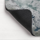 北アメリカ上空の海氷 マウスパッド (コーナー)