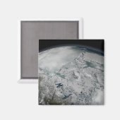北アメリカ上空の海氷 マグネット (正面/裏面)