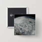 北アメリカ上空の海氷 缶バッジ (正面&裏面)