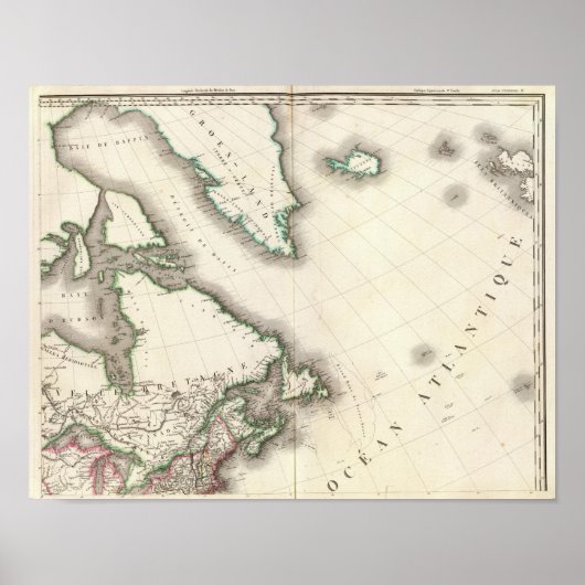 北アメリカ北東部 ポスター (正面)