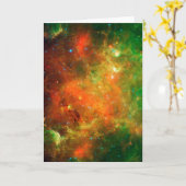 北アメリカ星雲の星団。 カード (黄色い花)