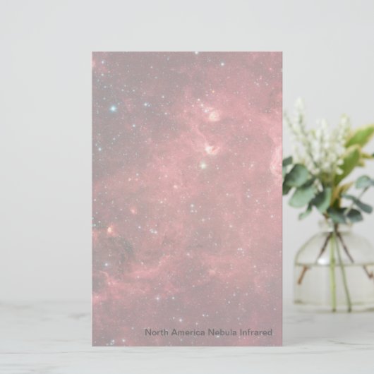北アメリカ星雲赤外 便箋 (スタンド正面)
