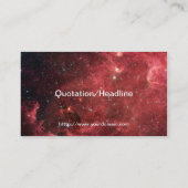 北アメリカ星雲赤外 名刺 (裏面)