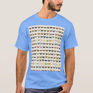 北アメリカ蝶グラフィック Tシャツ