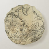 北アメリカ2のイギリスの所有物 ラウンドクッション (裏面)