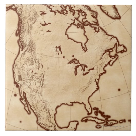 北アメリカ2の地図 タイル (正面)