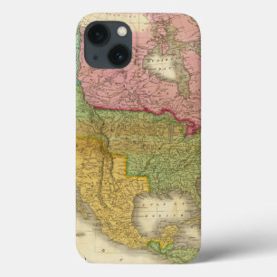 北アメリカ3の地図 iPhone 13ケース
