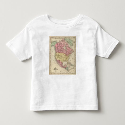 北アメリカ8 トドラーTシャツ (正面)
