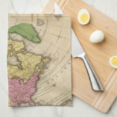 北アメリカ、アジア キッチンタオル (四つ折り)