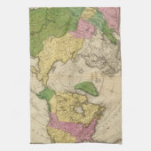 北アメリカ、アジア キッチンタオル (縦)