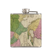 北アメリカ、アジア フラスク (裏面)