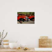 北アメリカ、アメリカ、モンタナ。クラシック1934フォード ポスター (キッチン)