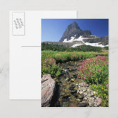 北アメリカ，アメリカ，モンタナ，氷河ナショナル3 ポストカード (正面/裏面)