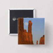 北アメリカ,アメリカ,ユタ,モニュメントバレー, 2 缶バッジ (正面&裏面)