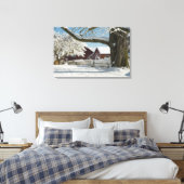 北アメリカ、アメリカ、ワ、ウィドビー島。2 キャンバスプリント (インサイチュ (寝室))