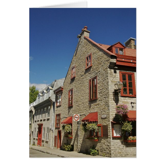 北アメリカ、カナダ、ケベック、オールドケベックシティ。 (正面)