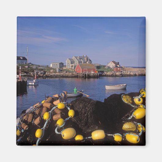 北アメリカ、カナダ、ノバスコシア、ペギー マグネット (正面)