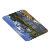 北アメリカ、ワシントン、カスケード。秋山山 マグネット (右側)