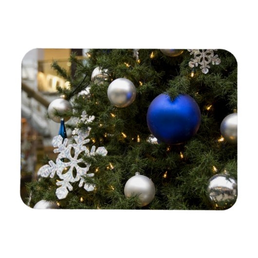 北アメリカ。 木のクリスマスの装飾 マグネット (横)