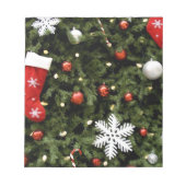 北アメリカ。 木のクリスマスの装飾。 2 ノートパッド (正面)