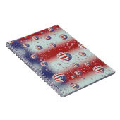 北アメリカ、米国、WAのRedmond、米国の旗 ノートブック (右側)