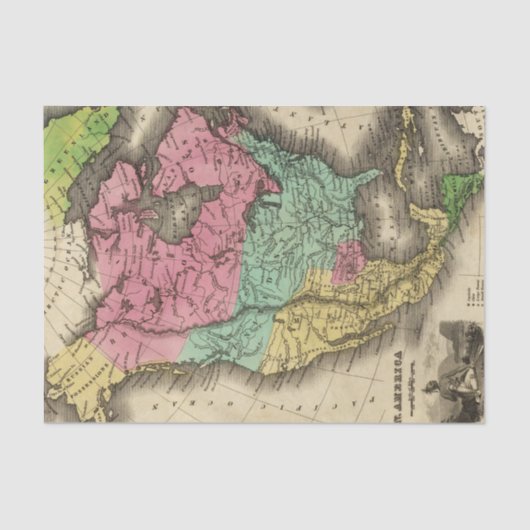 北アメリカ 薄葉紙 (正面)