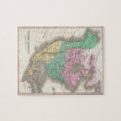 北アメリカ(1827年)のヴィンテージの地図 ジグソーパズル (横)