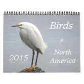 北アメリカ- 2015年の鳥 カレンダー (カバー)