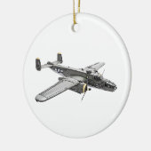 北アメリカB-25 Mitchellの爆撃機 セラミックオーナメント (左)