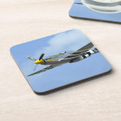 北アメリカP-51Dのムスタング、小さい馬 コースター (左側)