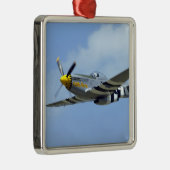 北アメリカP-51Dのムスタング、小さい馬 メタルオーナメント (右)