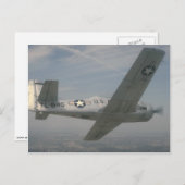 北アメリカT-28トロイ人 ポストカード (正面/裏面)