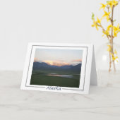 北アラスカ カード (黄色い花)