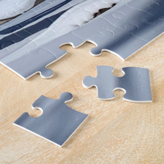 北アリゾナの新冬の雪景色 ジグソーパズル (側面)