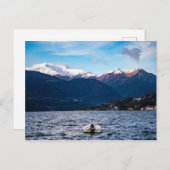 北イタリアのオルタ湖 ポストカード (正面/裏面)