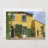 北イタリアパーティの招待状 招待状 (正面)