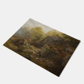 北ウェールズのコンウェイ近郊の風景(A.H. Wyant) ドアマット (アングル)