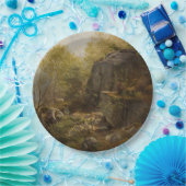 北ウェールズのコンウェイ近郊の風景(A.H. Wyant) ペーパープレート (パーティー)