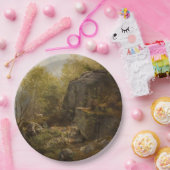 北ウェールズのコンウェイ近郊の風景(A.H. Wyant) ペーパープレート (パーティー)