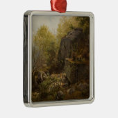 北ウェールズのコンウェイ近郊の風景(A.H. Wyant) メタルオーナメント (右)