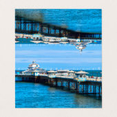 北ウェールズのLlandudno桟橋 名刺 (外部フラット)