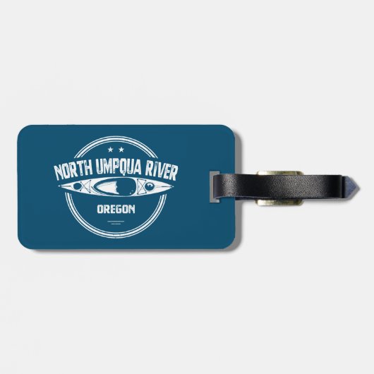 北ウンパリバーオレゴンカヤック ラゲッジタグ (裏面横)